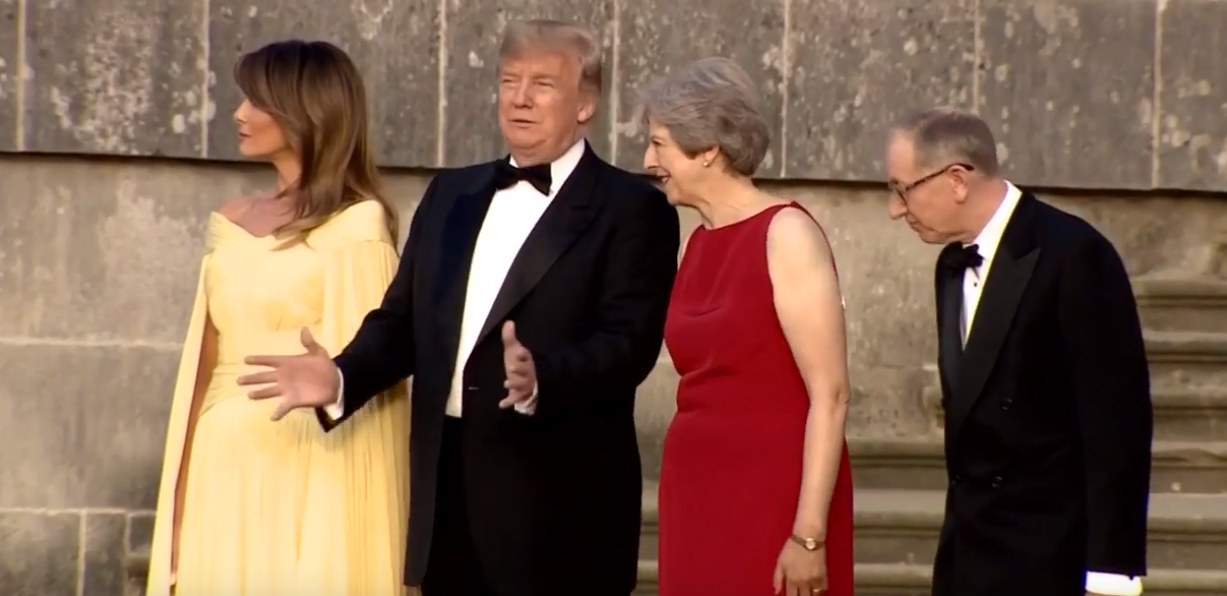 Presidente Trump visita UK.