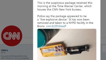 Envían bombas atacan a demócratas y a CNN dos semanas antes de elecciones congresionales