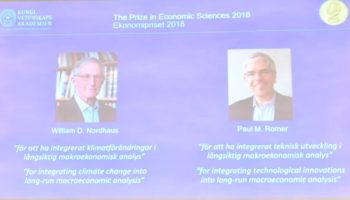 Economistas estadounidenses ganan el Nobel por su trabajo en cambio climático