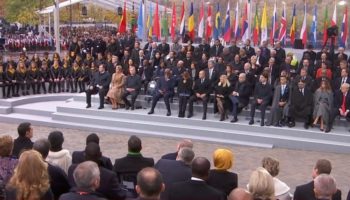 Macron lidera la conmemoración del centenario del final de la Primera Guerra Mundial
