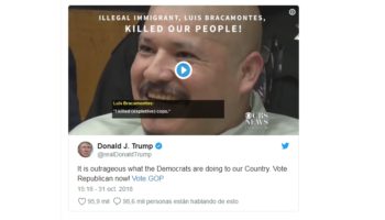 Cadenas televisivas estadounidenses sacan del aire anuncio ‘racista’ de Trump