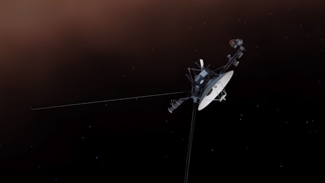 La sonda Voyager 2 de la NASA abandona el sistema solar.