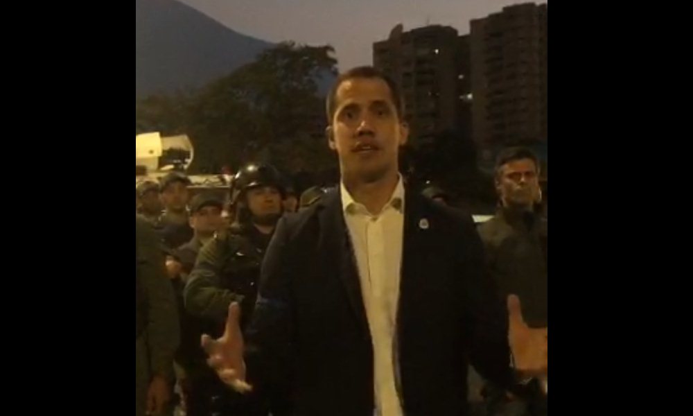 Guaidó protagoniza la insurgencia en Venezuela.