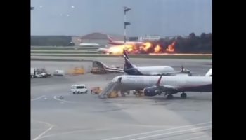 Al menos 41 muertos en incendio de avión de Aeroflot en Moscú
