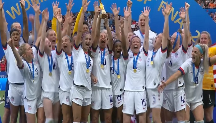 Estados Unidos vence a Holanda para ganar la Copa del Mundo.