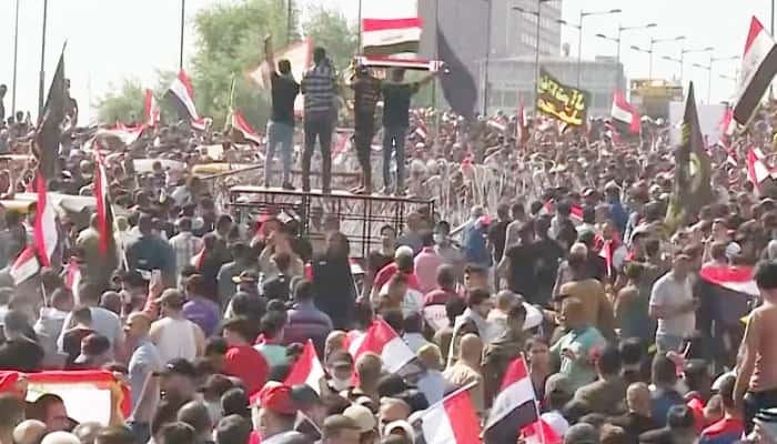 Feroces protestas antigubernamentales arrasan Irak.
