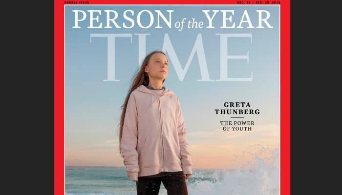 Activista climática adolescente Greta Thunberg es la Persona del Año en Time.