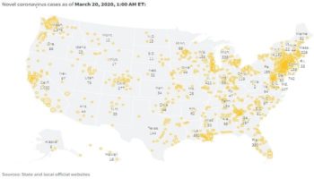 Muertes por coronavirus en Estados Unidos llega a 200