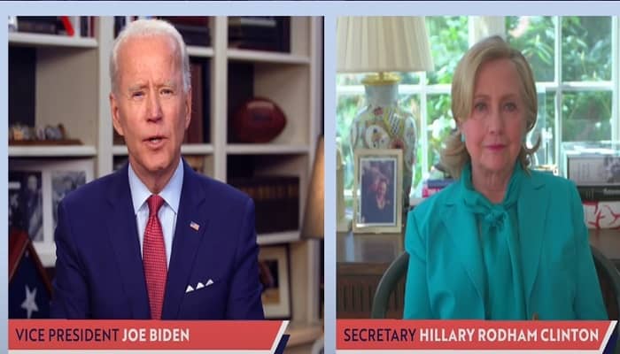 Joe Biden obtiene el respaldo de Hillary Clinton.