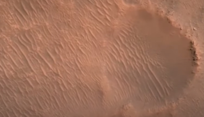 NASA capturó en vídeo el descenso de Perseverance en Marte