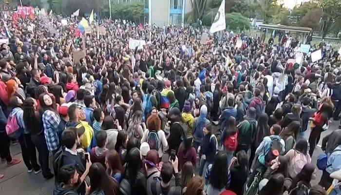 Dos semanas de protestas en Colombia