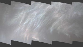 El rover Curiosity capturó imágenes de las nubes en Marte