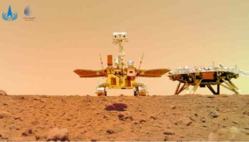 El rover Zhurong de China se toma un selfie en Marte