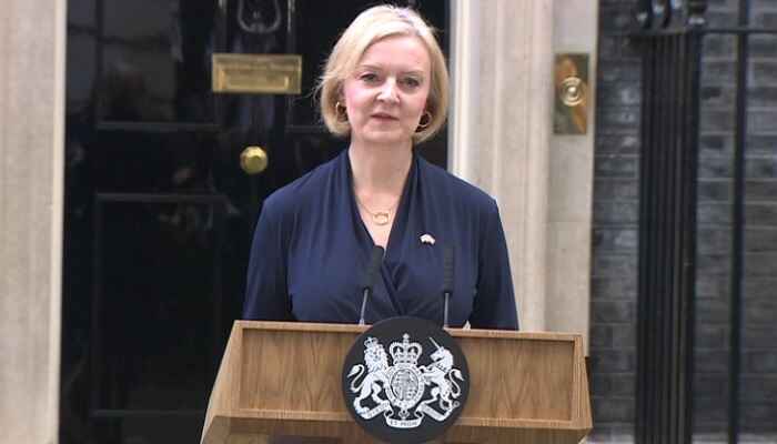 Renuncia primera ministra de Gran Bretaña Liz Truss
