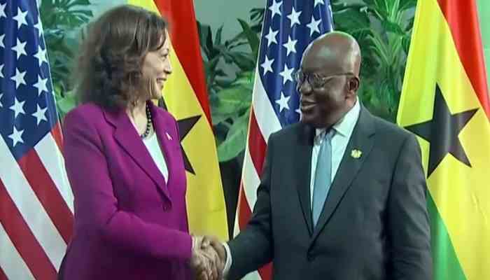Kamala Harris anuncia iniciativa por $1 mil millones en Ghana