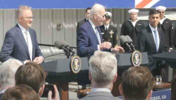 Biden y aliados revelan plan de submarinos de propulsión nuclear para Australia