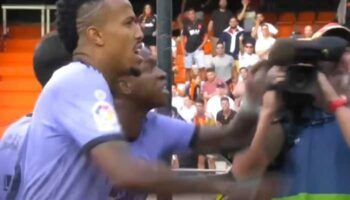 Vinicius Jr. del Real Madrid fue objeto de abuso racista durante el partido contra el Valencia; 7 personas arrestadas