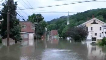 Devastación por inundaciones en Vermont