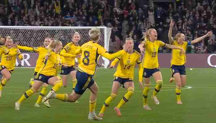 Suecia triunfa sobre Estados Unidos en los octavos de final de la Copa Mundial Femenina
